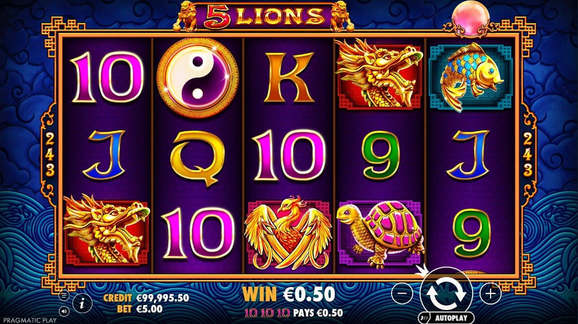 5 Lions Jugar Gratis 2