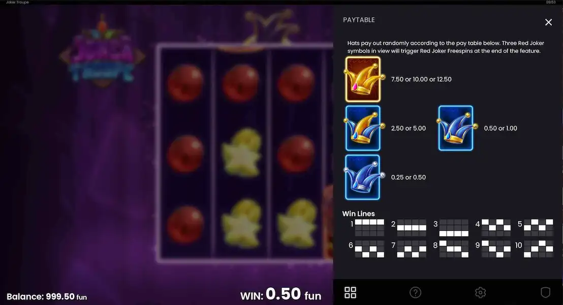 Joker Troupe Jugar Gratis 3