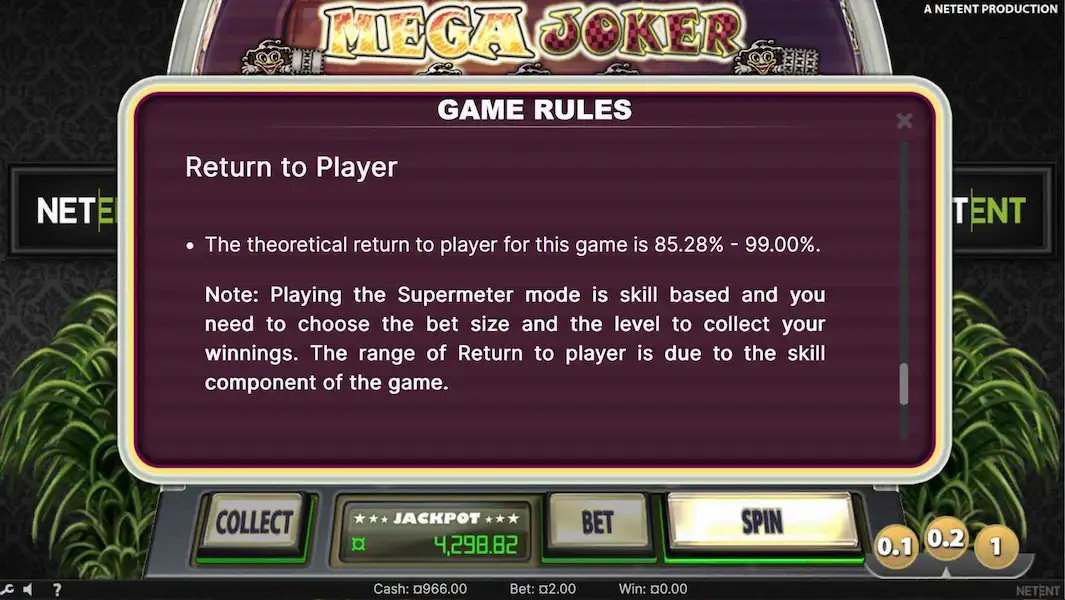 Mega Joker Jugar Gratis 2